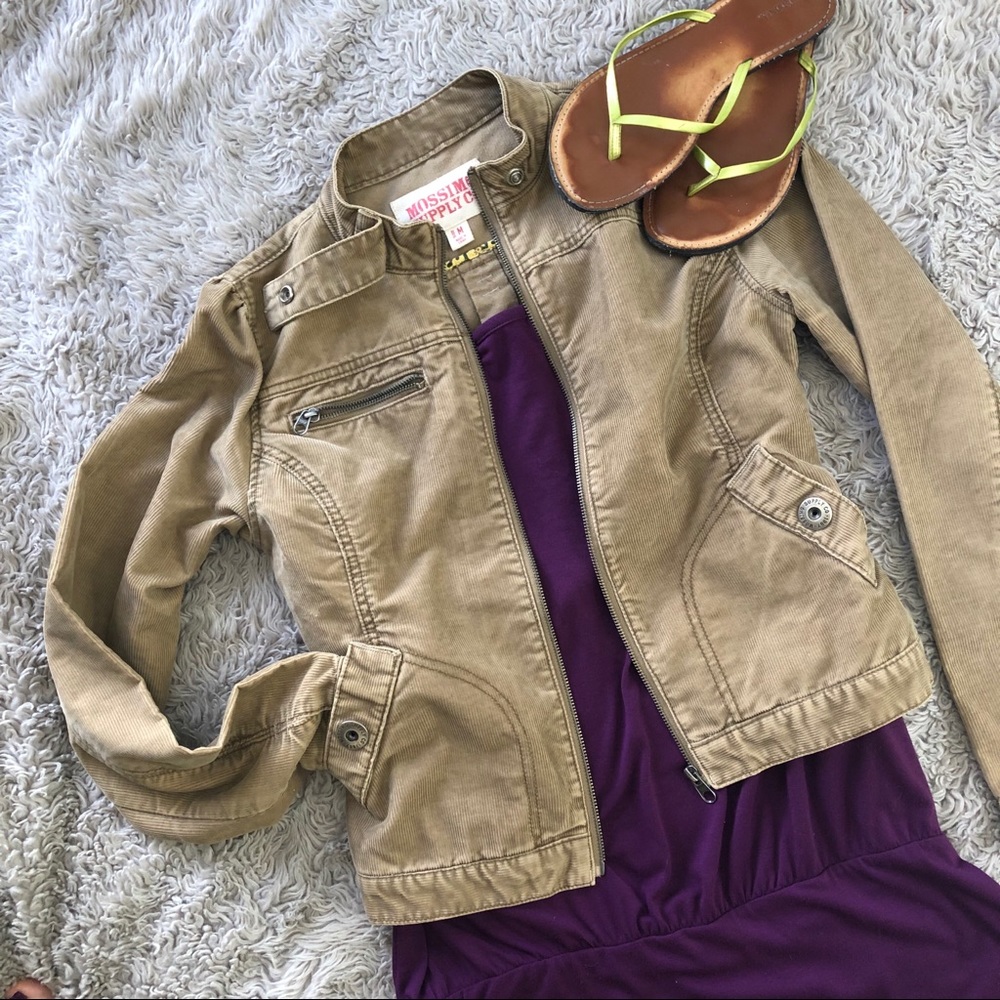 Corduroy Moto Jacket